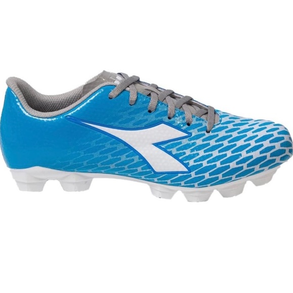 Diadora Soccer Cleats men’s 6.5 women’s 8 great condition grass or turf blue - Picture 5 of 15